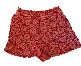 LOFT  Women's Linen Blend Shorts Red/White XS - $14.24