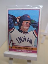1976 TOPPS #98 DENNIS ECKERSLEY ROOKIE PITCHER CLEVELAND INDIANS EXCELLENT - $25.74
