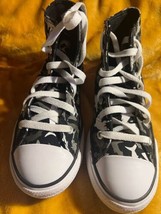 Converse Unisex Kids Chuck Taylor All Star HI Black Shark Sneaker Shoes Size 3 - £15.58 GBP