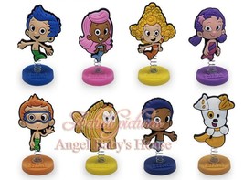 Bubble Guppies Birthday Cake Topper (Set Of 8pc) 1/4&quot; X 1-1/2&quot; - £8.80 GBP