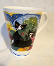 Vintage Roy Kirkham Mug Nouvelle Cats Coffee Tea England 1997 - $26.99