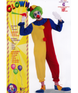 FORUM COLORFUL CLOWN UNISEX HALLOWEEN COSTUME ADULT SIZE STANDARD 71077 - $29.58