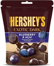 Hershey&#39;s Exotic Dark Chocolate Blueberry &amp; Acai, 33.3g (Pack of 8) free... - $33.46