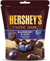 Hershey&#39;s Exotic Dark Chocolate Blueberry &amp; Acai, 33.3g (Pack of 8) free... - £26.75 GBP