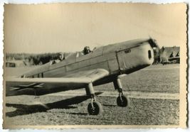 German WWII Photo Luftwaffe Klemm KL 35 Aircraft on Airfield 01101 - $14.99