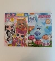 LOL SURPRISE!  &amp; Blue Clues Jumbo Coloring &amp; Activity Book (Lot of 2) - £11.62 GBP