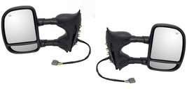 Towing Mirrors For Ford Super Duty Truck 1999 With Heat Without Signal Pair - $261.76