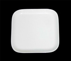 VTG? Nordstrom White Soft Square 8-1/2 &quot; Thick Salad Plate Made in Portugal - £8.76 GBP
