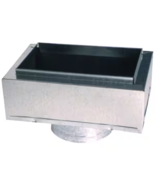 Master Flow 12 in. x 6 in. to 8 in. Insulated Register Box Galvanized St... - $455.59 MXN