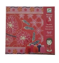 DJECO Scarf Silk Painting Complete Kit Japanese Garden Georges et Rosali... - $29.69