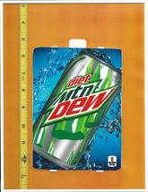 HVV Size Mountain Dew DIET 12 oz CAN Soda Vending Machine Flavor Strip - £2.39 GBP