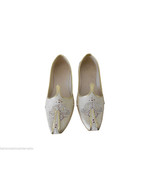 Men Shoes Mojari Indian Handmade Wedding Khussa Ethnic Loafers Jutties U... - £43.45 GBP