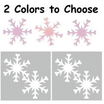 Confetti Snowflake - 2 Colors to Choose 14 gms tabletop confetti bag FREE SHIPPI - $3.95+