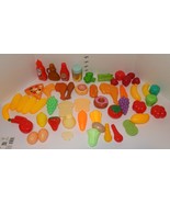 Huge Pretend Play food Lot 52 Items Orange green Yellow brown - $83.20 CAD