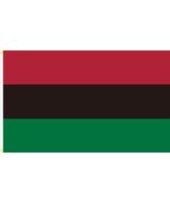 Afro American Flag #1 - 3x5 Ft - $337.25 MXN