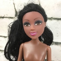 11” Fashion Doll Black African American Girl Doll Hearts In Brown Eyes Pretty  - £9.49 GBP