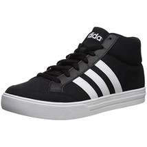 adidas Men&#39;s Vs Set Mid Sneaker Black/White/Black BB9890 - $31.45+