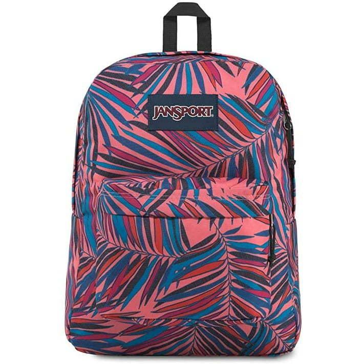 Jansport Superbreak Backpack Pink Dotted Palm - $42.99