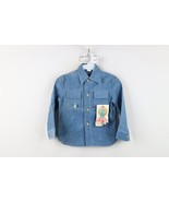 Deadstock Vintage 60s 70s Boys Toddler 6 Corduroy Button Shirt Jacket Ja... - $1,104.11 MXN