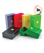 3x Cigarette Cases Assorted Solid Color Plastic Portable Smoking King To... - $19.15 CAD