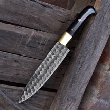 CUSTOM HANDMADE DAMASCUS STEEL CHEF KITCHEN KNIFE  x15 - $23.75