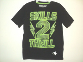 Brothers B11 Cool Gear Boys Shirt Size XXS 6 Black Skills 2 Thrill Short... - $10.19