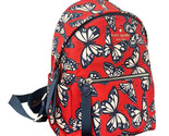 NWB Kate Spade Chelsea Nylon Medium Backpack Red + Butterflies KB591 Gif... - £88.75 GBP