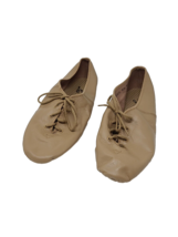 Leo Jazz Dancing Shoes Tan Protégé Split Sole Adult Size 4.5 - £14.98 GBP