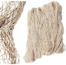 Luau Natural FISH NET NETTING Beach Pool Pirate Party Tiki Bar Decoratio... - €4,02 EUR
