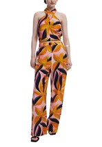 Desigual Women Trousers - S Orange Designer Fashion Paperbag 2025 Collec... - $149.05 CAD