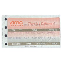 Long Kiss Goodnight 1996 Movie Ticket Stub Opening Day AMC Burbank Vintage 90s - £15.44 GBP