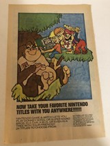1985 Nintendo Donkey Kong Super Mario Bros Vintage Print Ad Advertisement pa20 - £15.47 GBP