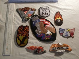 Motorcycle Biker 8 Patches collector set - £13.93 GBP