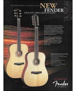 Fender Grand Dreadnought GD-47S GD-47S12 12-String acoustic guitar adver... - £3.32 GBP