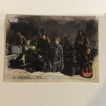 Rogue One Trading Card Star Wars #74 Rebellion United - £1.54 GBP