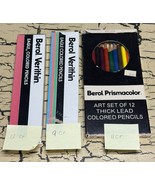 VTG Berol Verithin Eagle Prismacolor Colored Art Pencils Mixed Lot Drawi... - $475.79 MXN