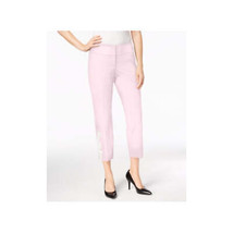 Alfani Womens Applique Ankle Pants Color Silver Peony Size 8 - £61.76 GBP