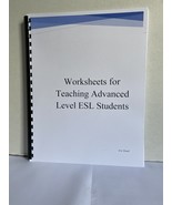 Worksheets for Teaching Advanced Level ESL Students  - $25.00