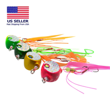 4pcs Madai Slider Jigs with Soft Skirts – 3oz &amp; 3.75oz Mixed Colors - $28.97+