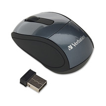 Verbatim Corporation 97470 Wireless Optical Mouse - Black Travel W/ Nano Receive - £35.76 GBP