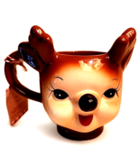 NEW Kirklands Home Figural Reindeer Mug Holiday Christmas Cup - €34,14 EUR