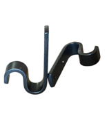 CURTAIN ROD HOOK (PAIR) - Amish Hand Forged Solid Wrought Iron Pole Brac... - £7.01 GBP