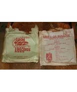 VTG THE MELODY RECORD SHOP BAG SACK MILES CITY MONTANA MT ABERs BOULDER ... - $19.87