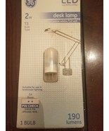 GE LED Desk Lamp Light Bulb Warm White 2W T3 G4 Base 190 Lumens - £16.16 GBP