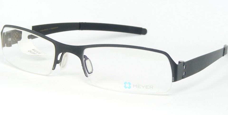 MEYER MALMO CHARCOAL /DARK OLIVE EYEGLASSES GLASSES TITANIUM 47-15-133mm... - $95.79