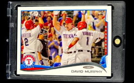 2014 Topps #39 David Murphy Texas Rangers Baseball Card - £0.93 GBP