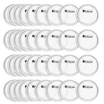 36 Pack Make Your Own Blank Button Pins For Diy Crafts (2.25 In) - £20.35 GBP