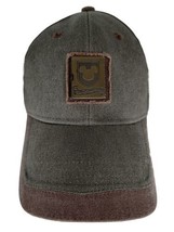 Walt Disney World Parks Baseball Hat Retro Metal Logo Heavy Canvas Khaki Cap - £13.25 GBP