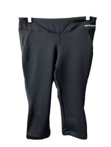 New Balance  Lightning Dry Women&#39;s Medium Black Stretch Capri Workout Pants Yoga - £7.27 GBP
