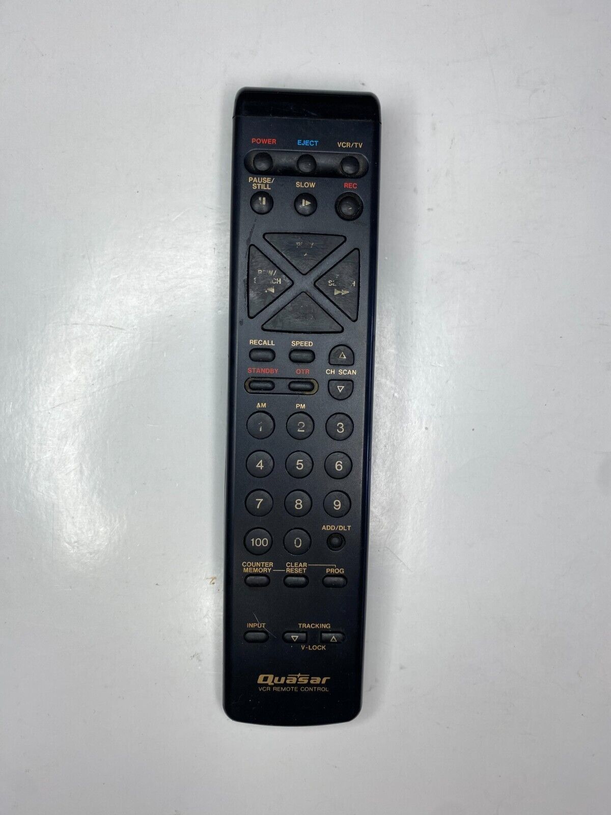 Quasar VSQS1143 VCR Remote Control OEM VTG for VH420 VH425 +more  			